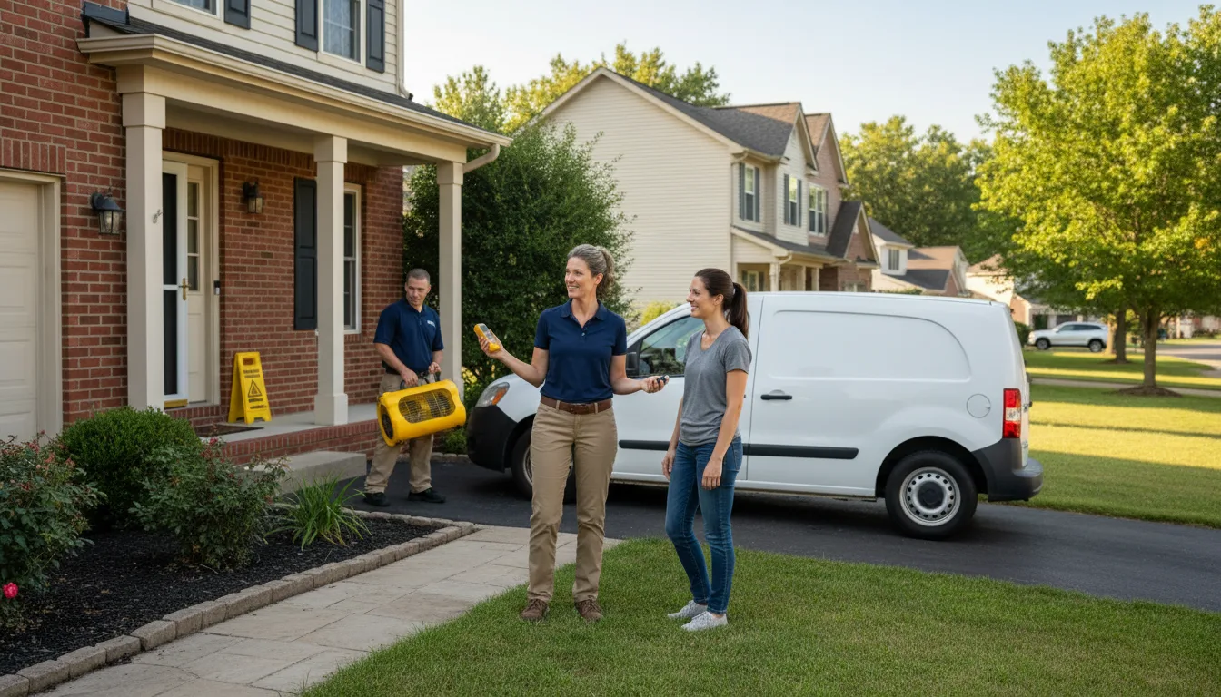 Water restoration image for Home Water Damage Repair in Chesapeake, OH